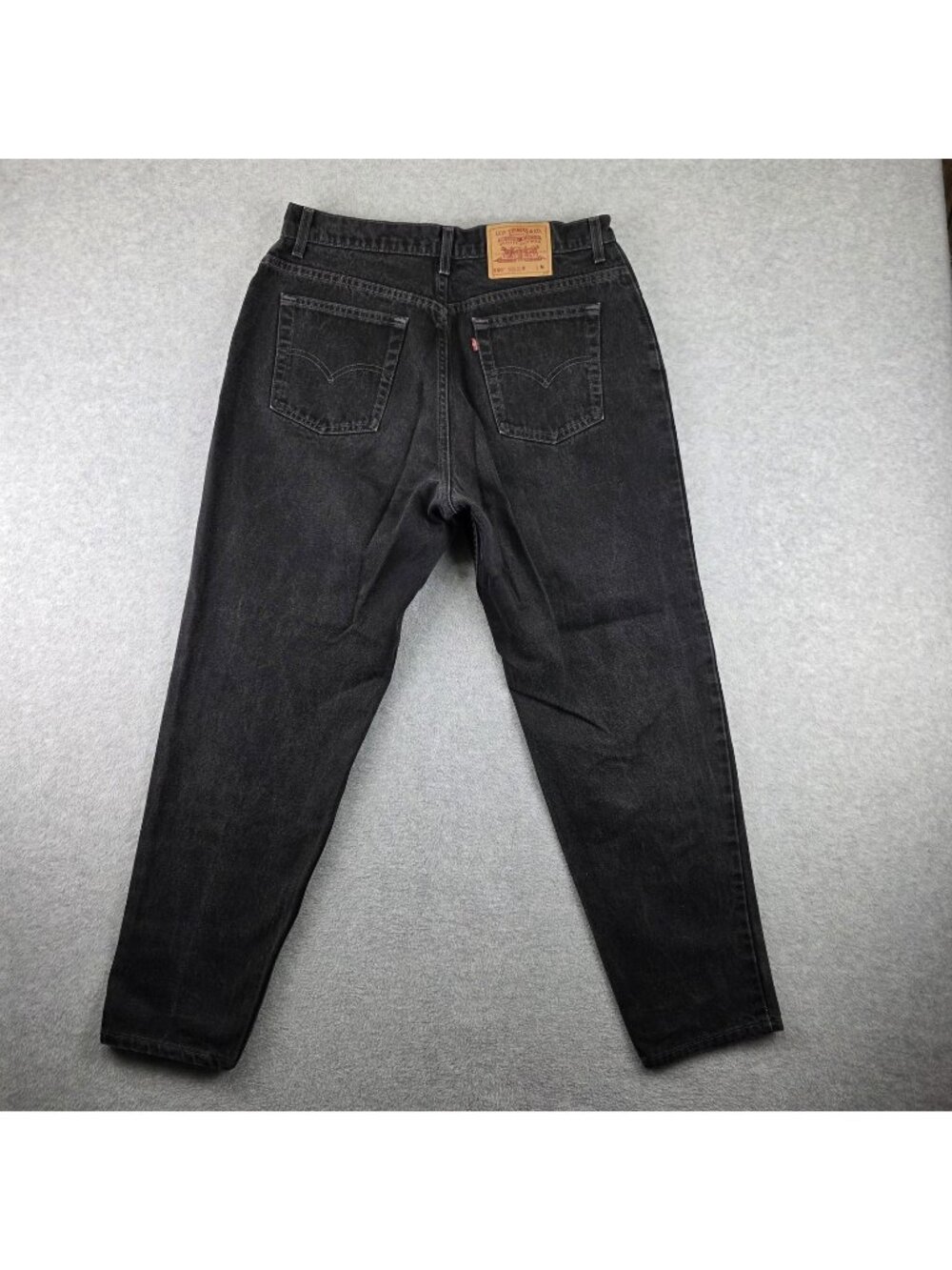 Levis 550 Jeans Womens 18 Black Relaxed Tapered USA 1997 Vintage Denim
